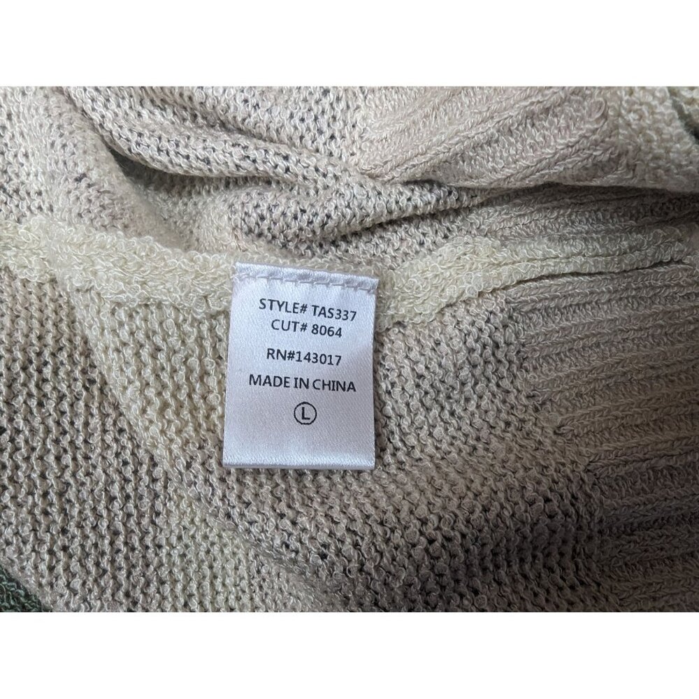 Time after Time‎ Oversized Camo & Cream Sweater Women's L Large - Picture 9 of 9